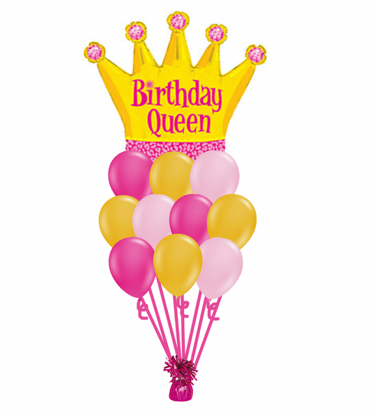 Birthday Queen Balloon Bouquet