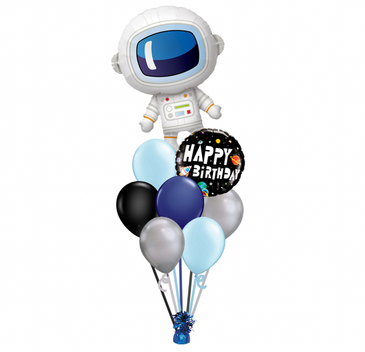 Astronaut Birthday Balloon Bouquet